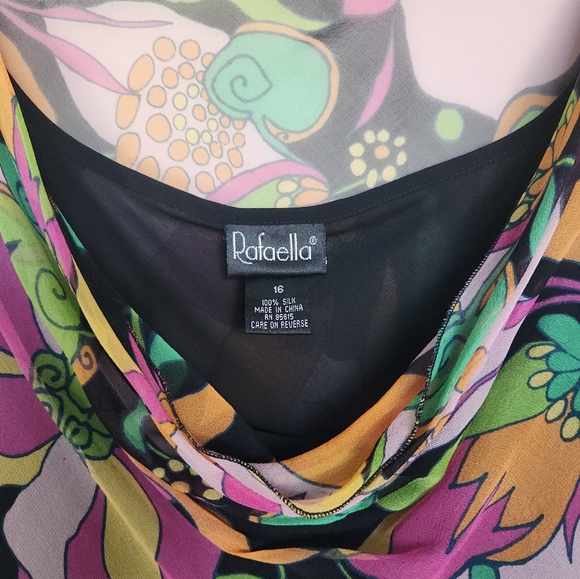 Vintage Rafaella Silk Blouse - Picture 6 of 9